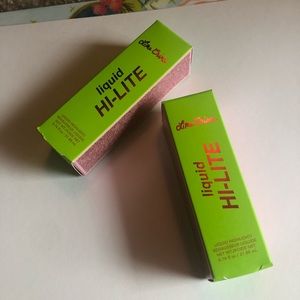 Lime crime liquid highlight in pink glaze!